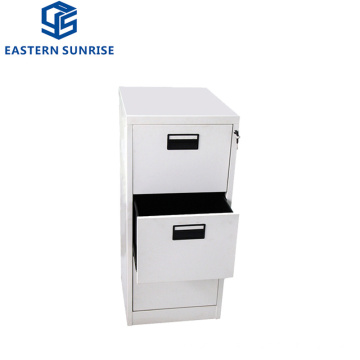 White Color Office Use 3 Drawer Table Filing Metal Storage Pedestal Cabinet